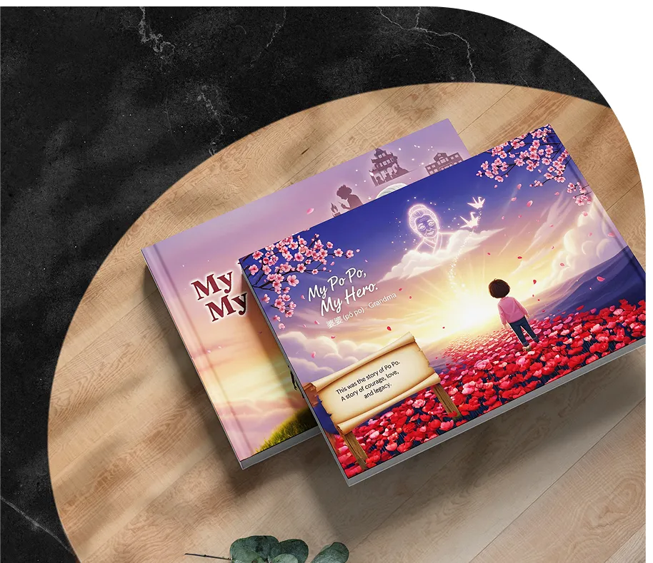 My Po Po My Hero children book cover by Winston Zee